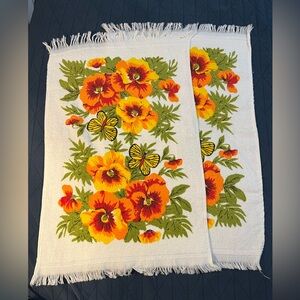 Vintage cup/hand towels. New old stock